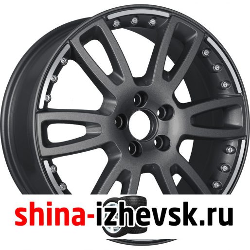 Колесный диск Replay V16 7.5xR17 5×108 ET49 DIA67.1 насыщенный темно-серый частично полированный в Ижевске